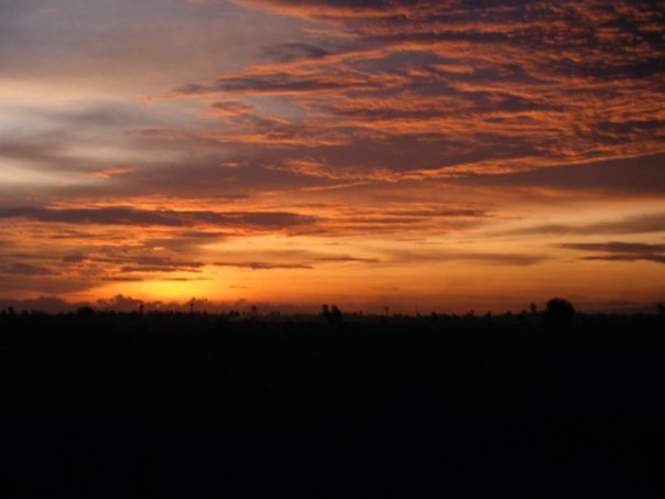 Sunset over Phnom Penh